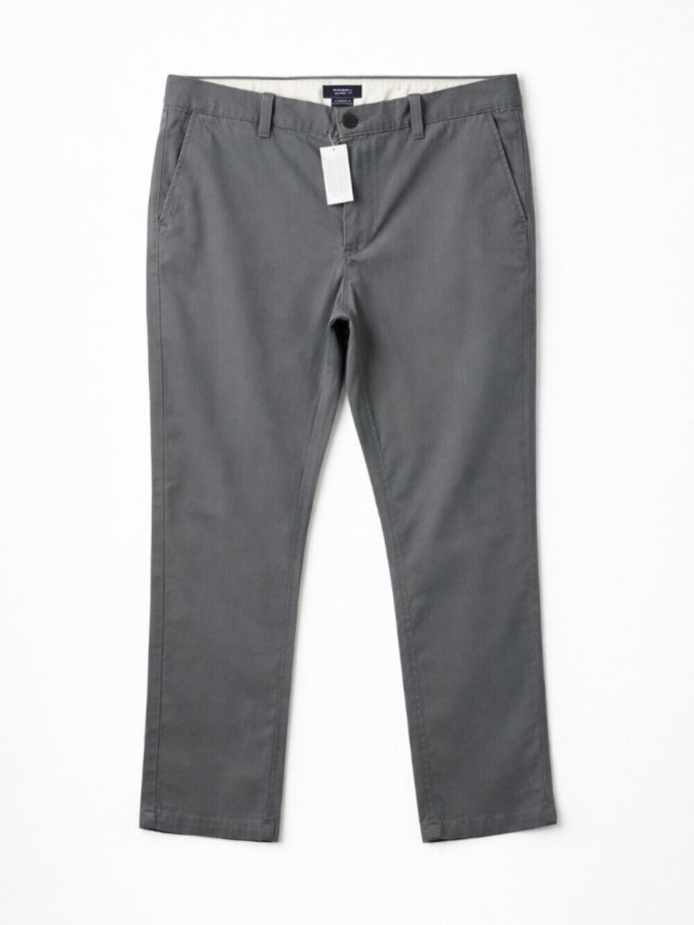 J.CREW Chino Pants Men 32 x 30 Straight Fit Slate Gray Cotton Blend H3186
